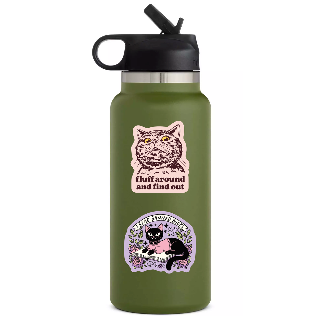 Kitty Cat Swear Sticker