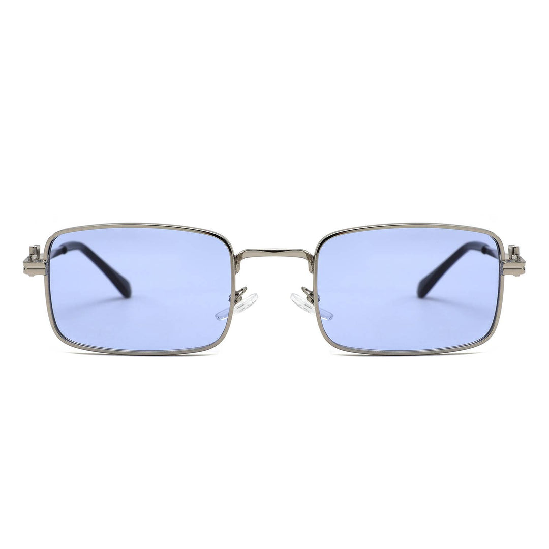 Vintage Rectangle Metal Sunglasses