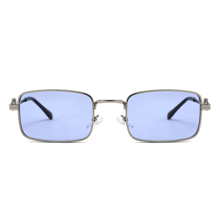 Vintage Rectangle Metal Sunglasses