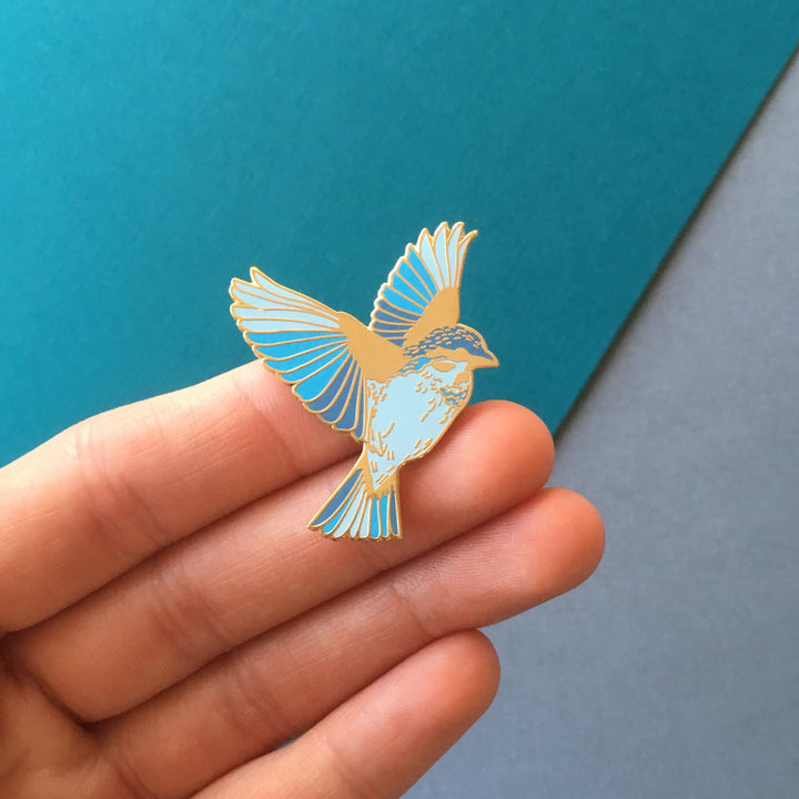 Nevada Blue Bird Pin