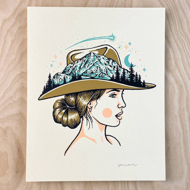 Mountain Woman Print