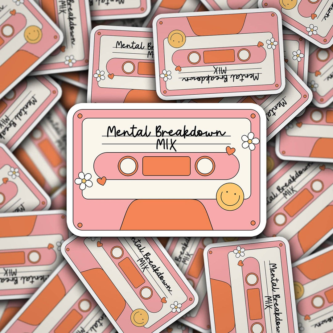 Mental Breakdown Mix Sticker