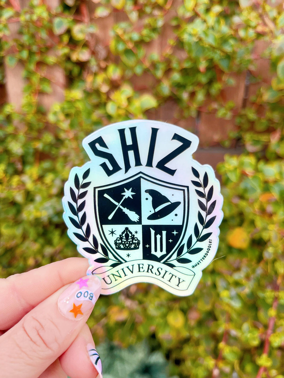 Shiz University from Wicked Holographic Vinyl Sticker – Show Your Wicked Side!