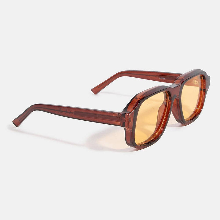 Thick Frame Aviator Sunglasses Set