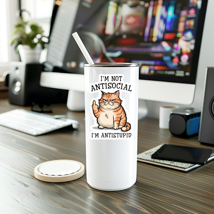 I'm Antistupid Sticker