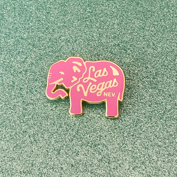 Pink Elephant Pin