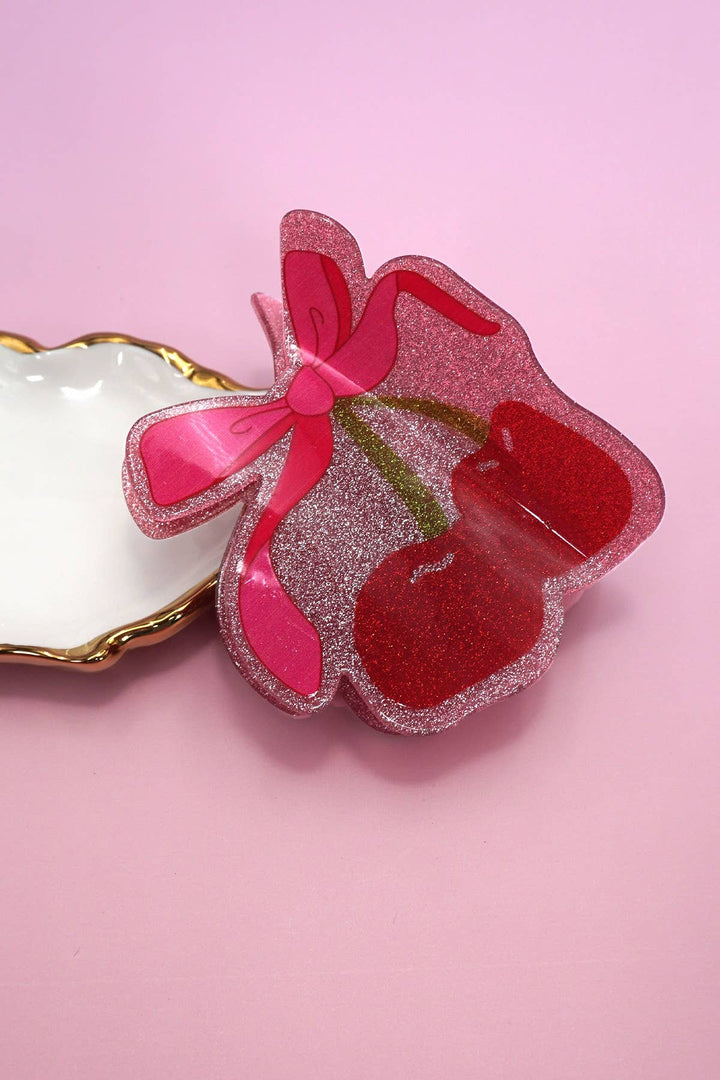 CHERRY HAIR CLAW CLIP