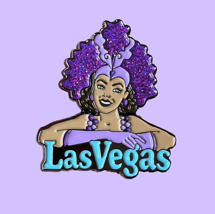 Las Vegas Showgirl Pin