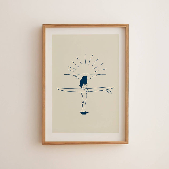 Surf and Sun Art Print