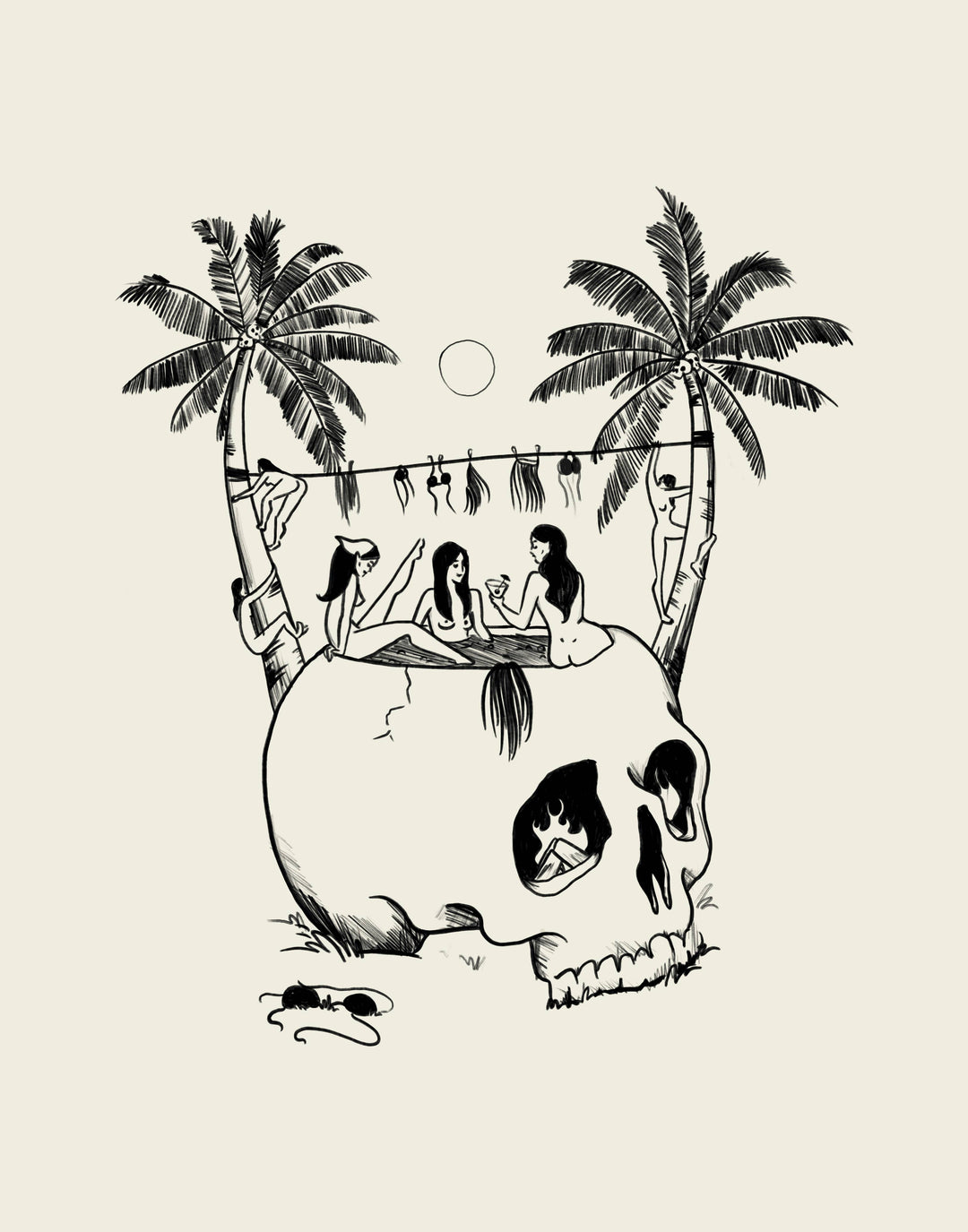 The Freaky Tiki Art Print