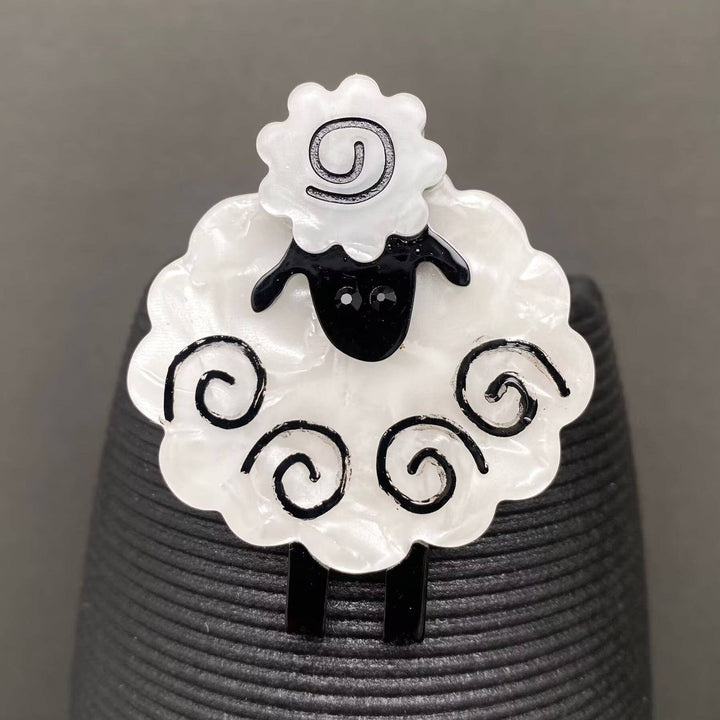 Acrylic Sheep Brooch
