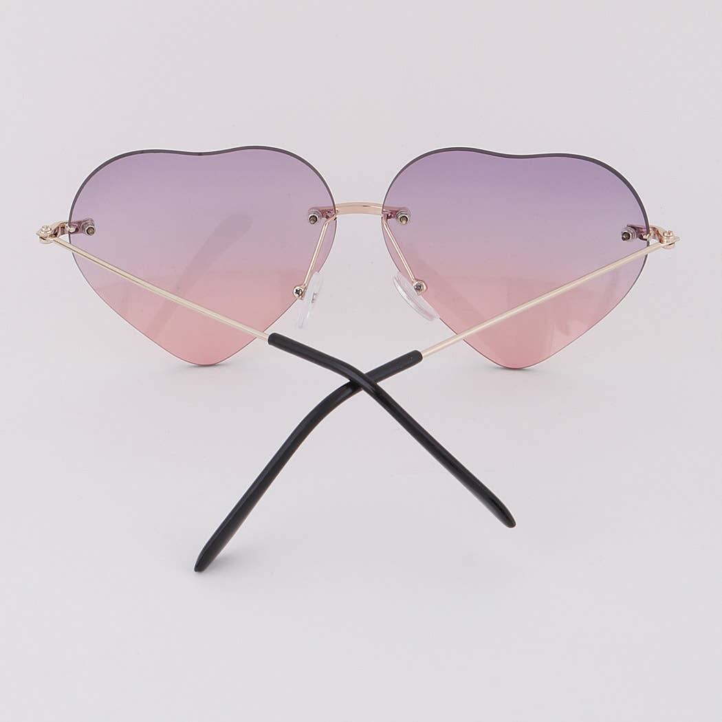 Gradient Heart Sunglasses