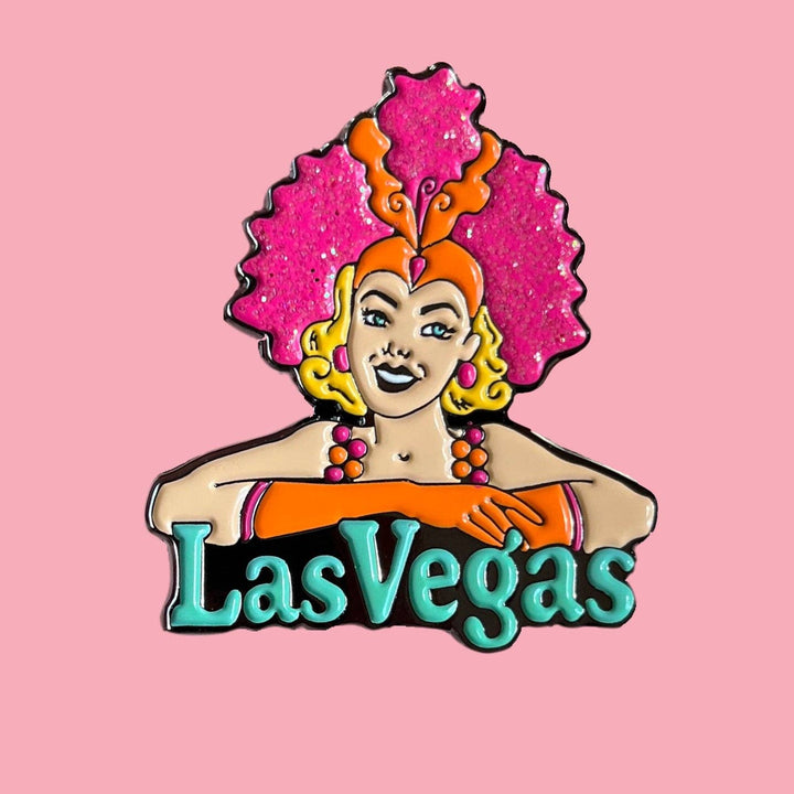 Las Vegas Showgirl Pin