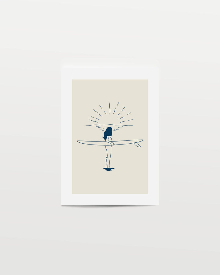 Surf and Sun Art Print