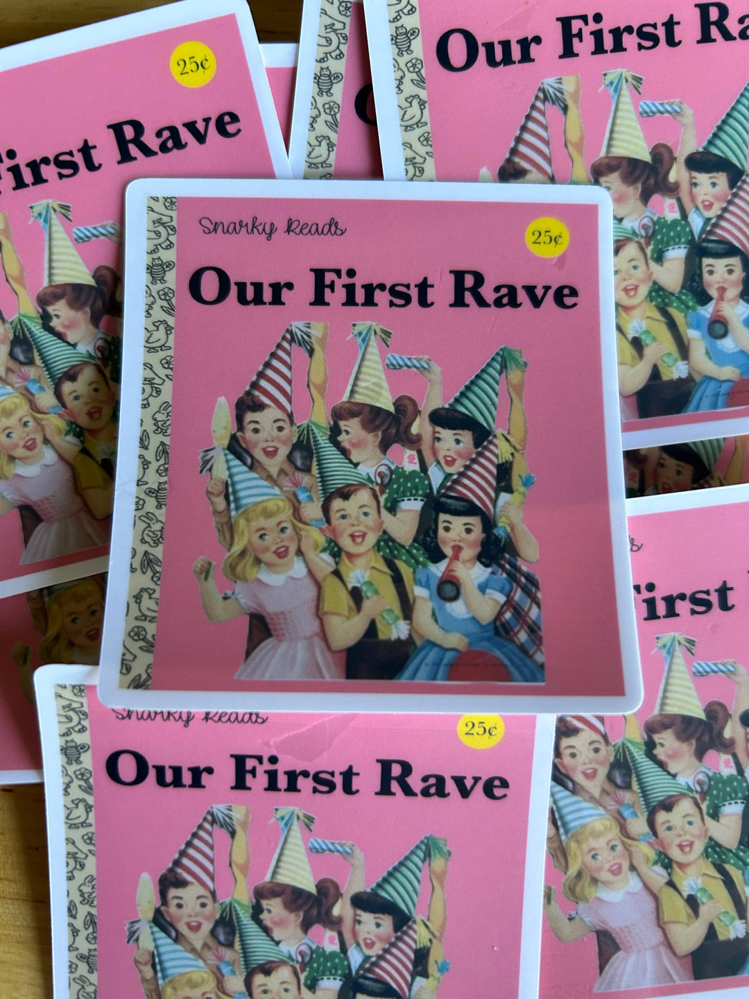 "Our First Rave" Sticker