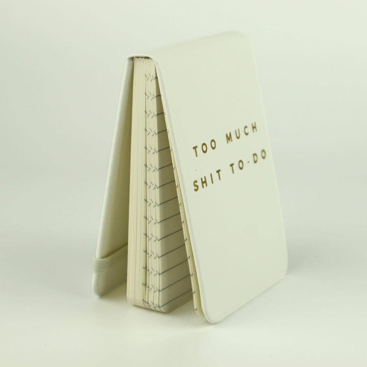 Too Much Shit To-Do - Leatherette Pocket Journal