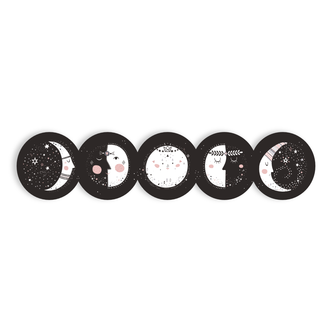 Phases Moon Sticker