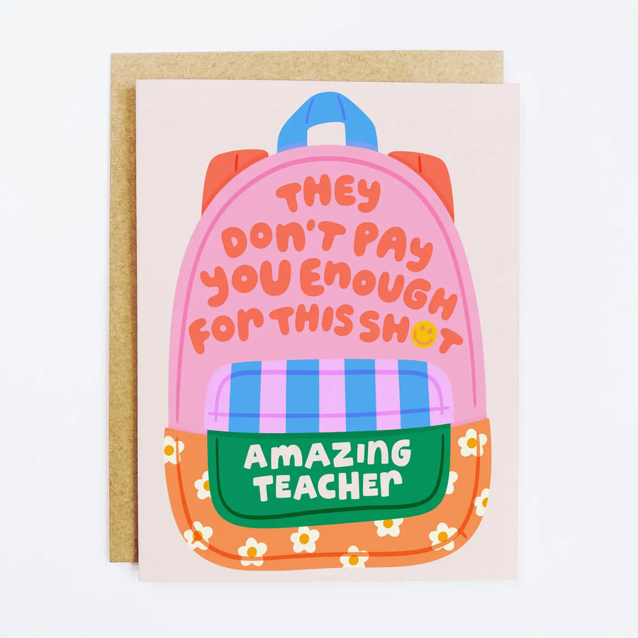 Amazing Teacher Card