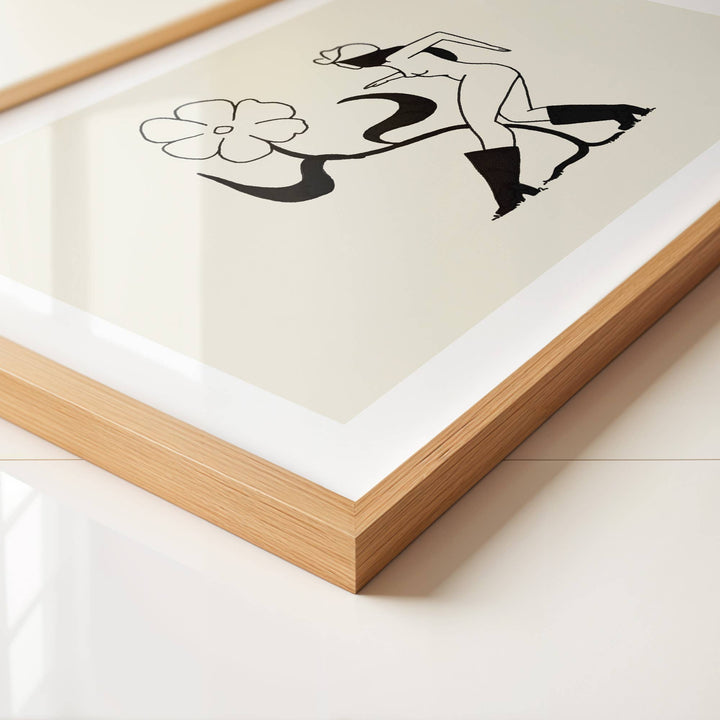 Flower Dance – Cowgirl Western & Botanical Giclée Art Print
