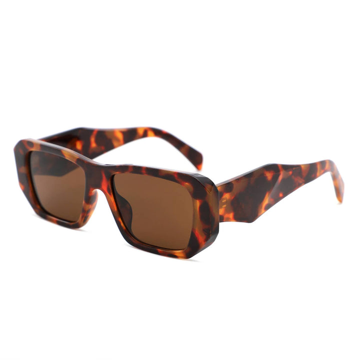 Oversized Angular Rectangle Sunglasses