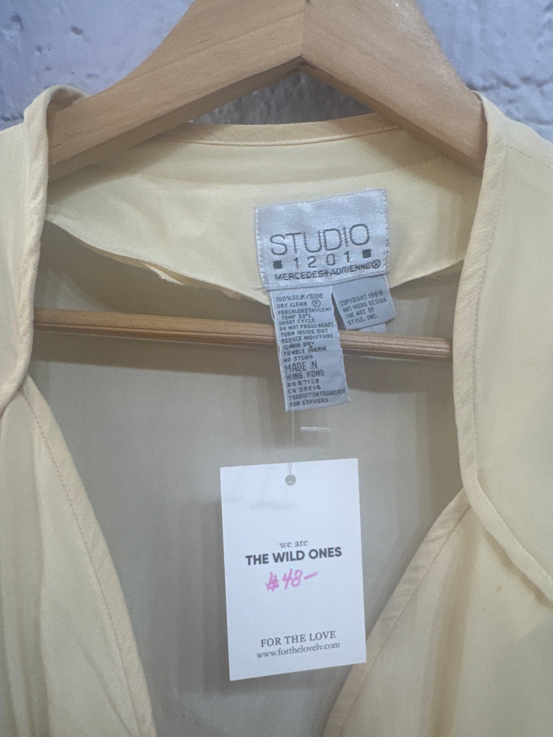 Vintage Studio 1201 Silk Blouse