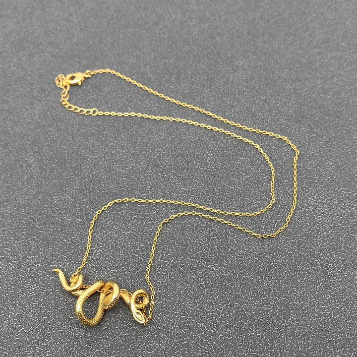 Python Winding Snake Necklace