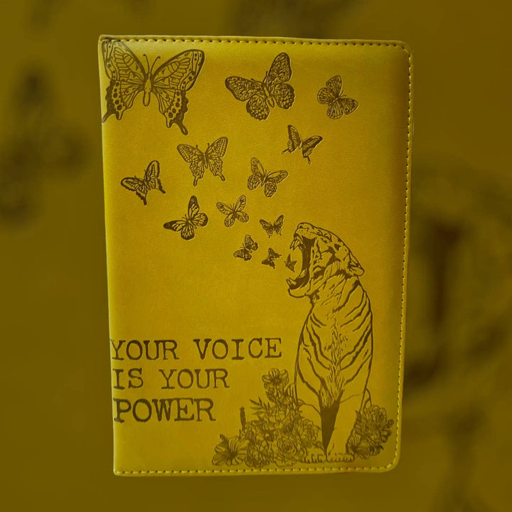 Your Voice is Your Power Vegan Journal