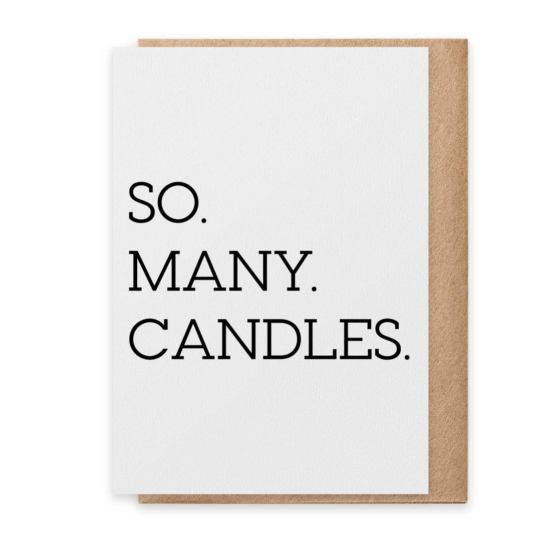 So Many Candles - Greeting Card