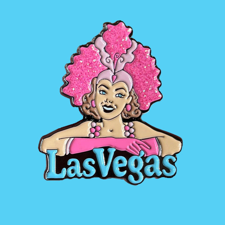 Las Vegas Showgirl Pin