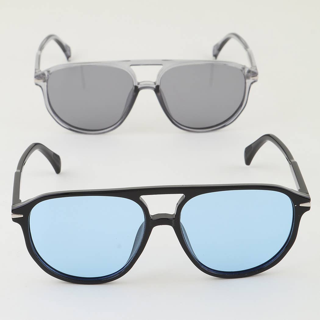 Modern Round Aviator Sunglasses