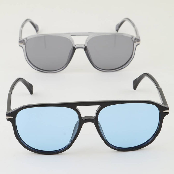 Modern Round Aviator Sunglasses