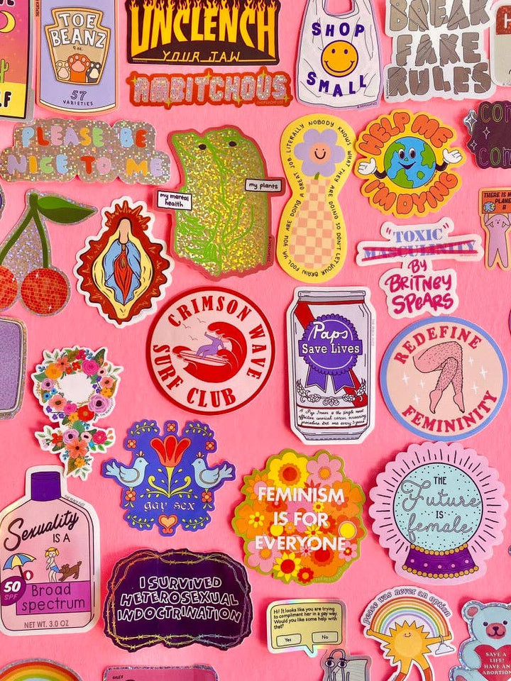 Please Be Nice To Me Sticker