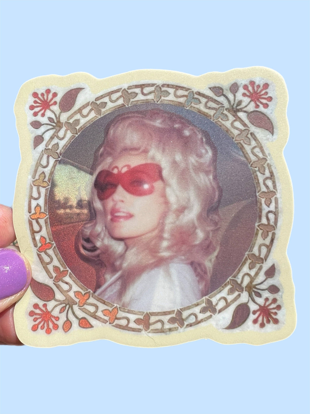 Dolly Butterfly Shades Sticker
