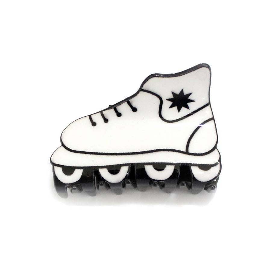 Acrylic roller skate jaw hair clip from For The Love LV boutique Las Vegas