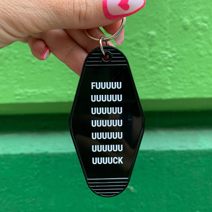 Fuuuuuuuuuuuck Motel Keychain