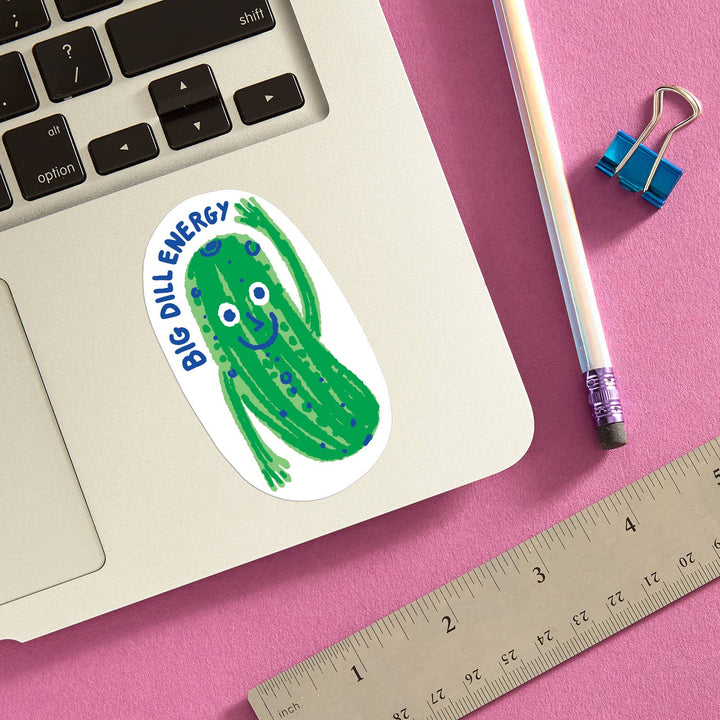 Bill Dill Energy Pickle Die Cut Sticker