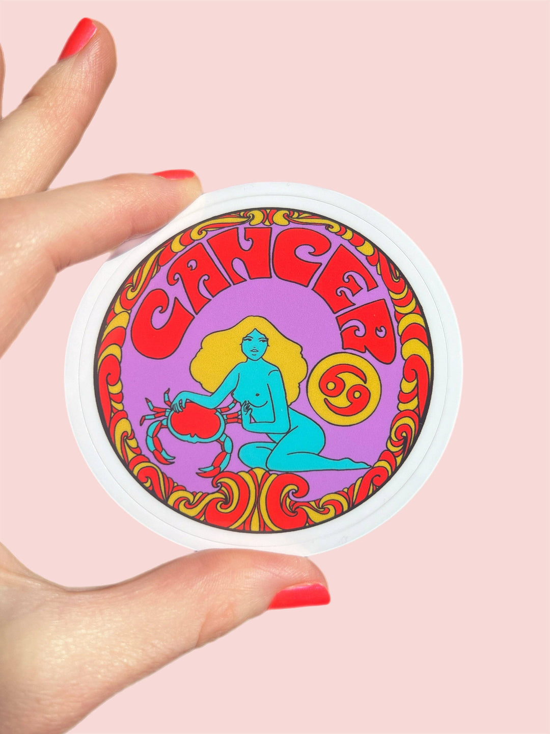 Cancer Zodiac Sticker