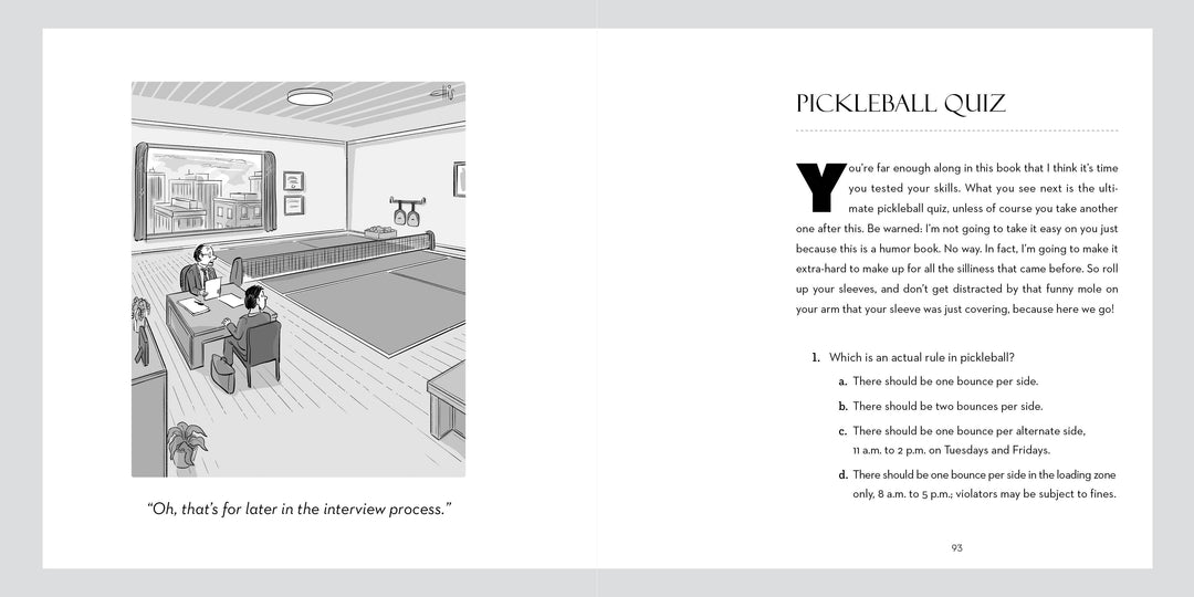 Dink! Pickleball Facts, Fictions & Cartoons by Ellis Rosen