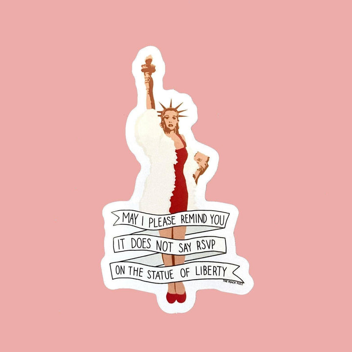 Clueless RSVP Sticker