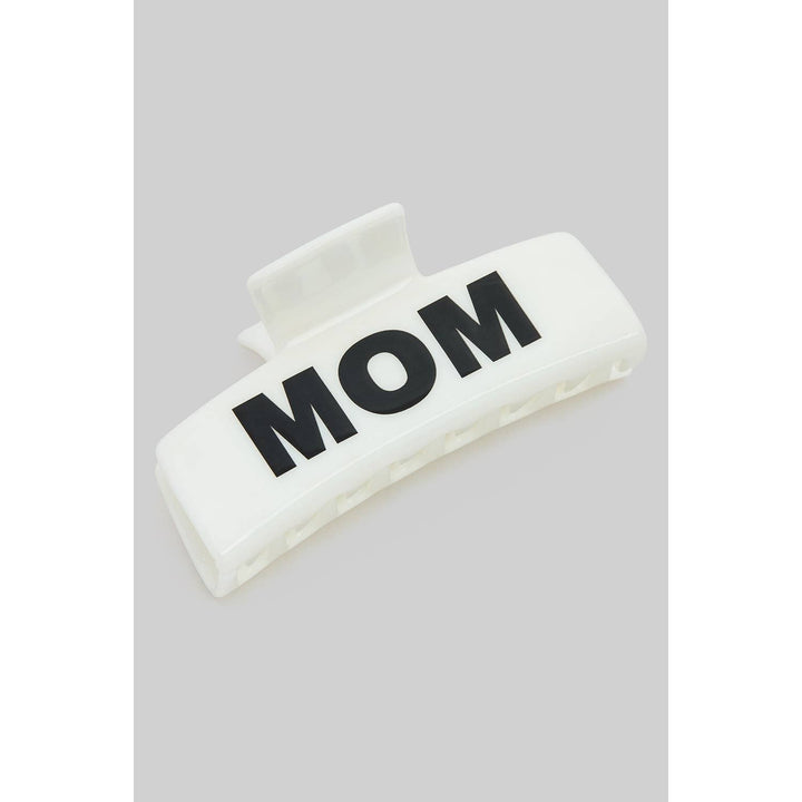 DOG MOM RECTANGULAR HAIR CLIP