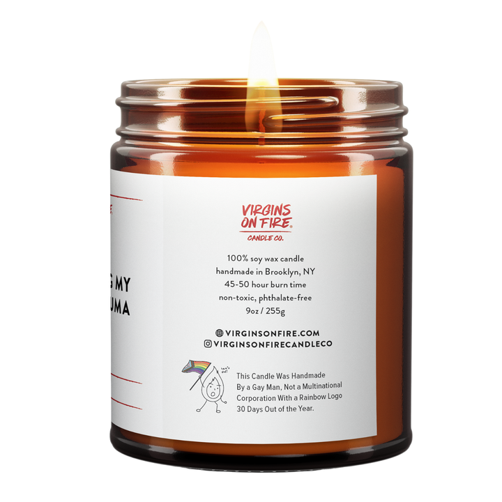 NAVIGATING MY QUEER TRAUMA (Rose & Oud) LGBTQ Soy Candle