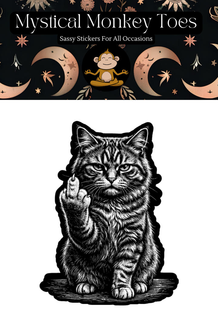 F You Cat Sticker