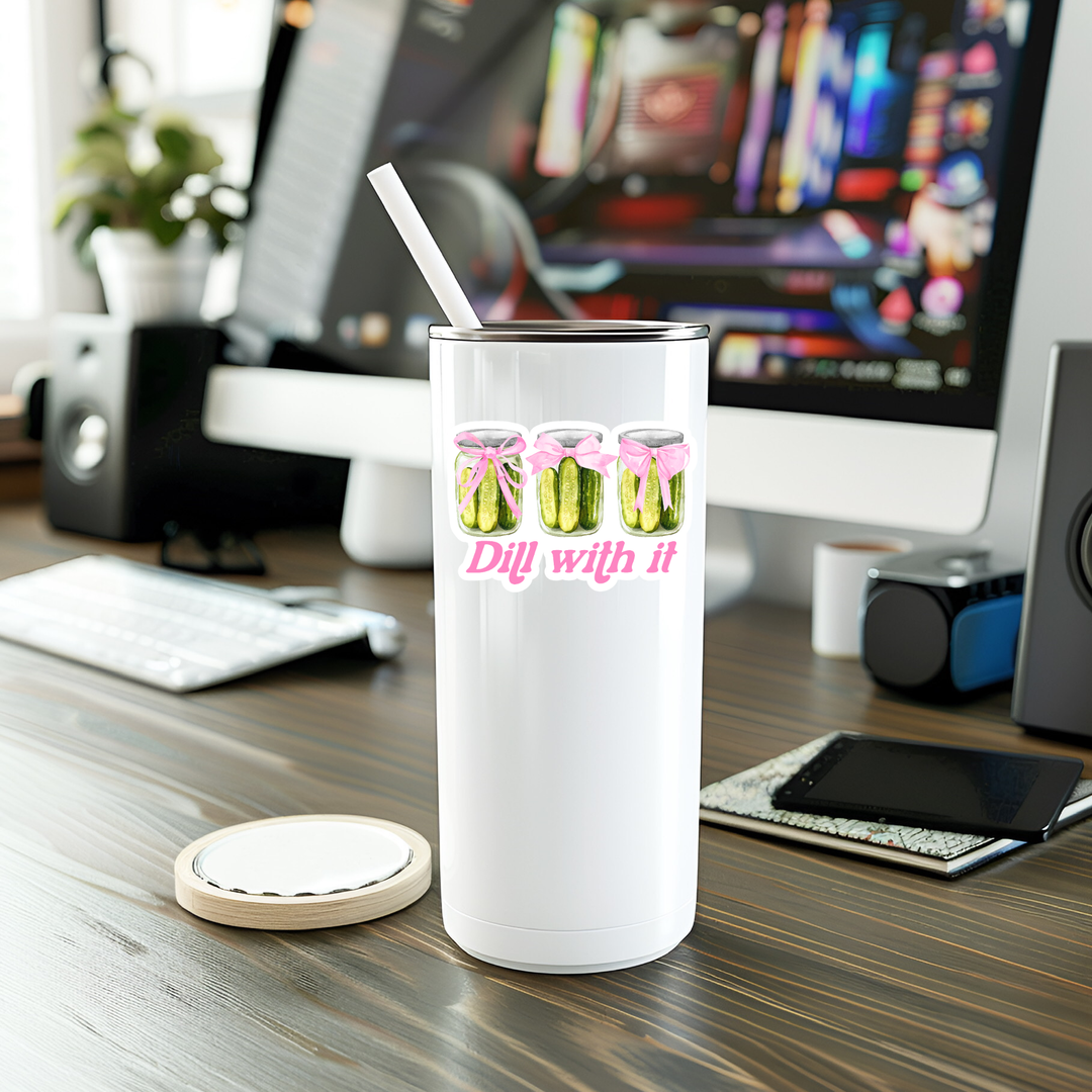 Dill With It Sticker