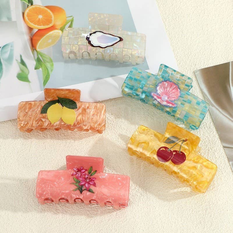 Summer Harvest & Coastal Charm Claw Clips