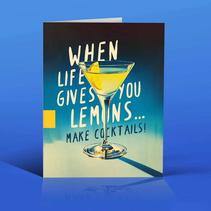 LEMON COCKTAILS Greeting Card