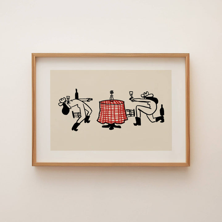 "The Duel" Vintage Western Wall Art