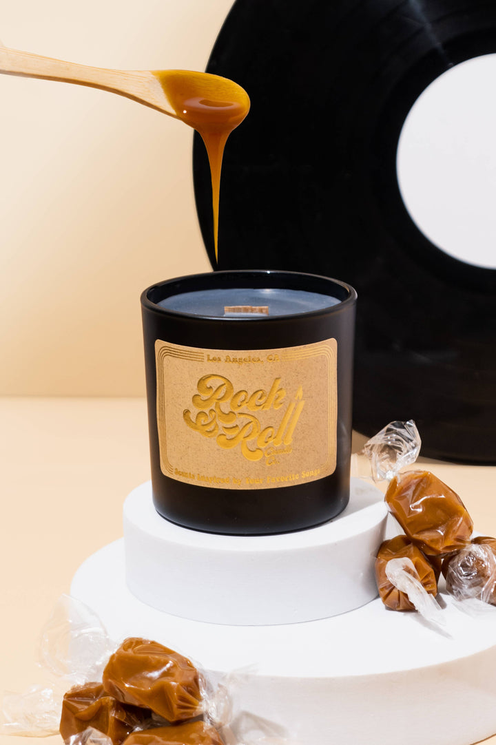 'Black Magic Woman' Candle - Caramel & Vanilla