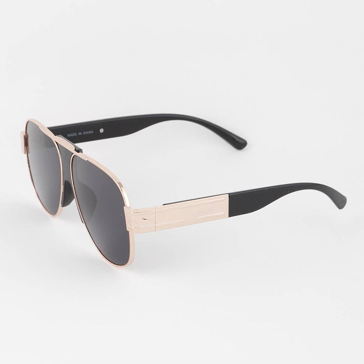 Modern Aviator Shield Sunglasses