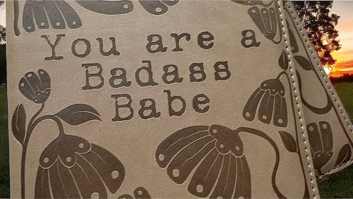 You Are A Badass Babe Vegan Journal