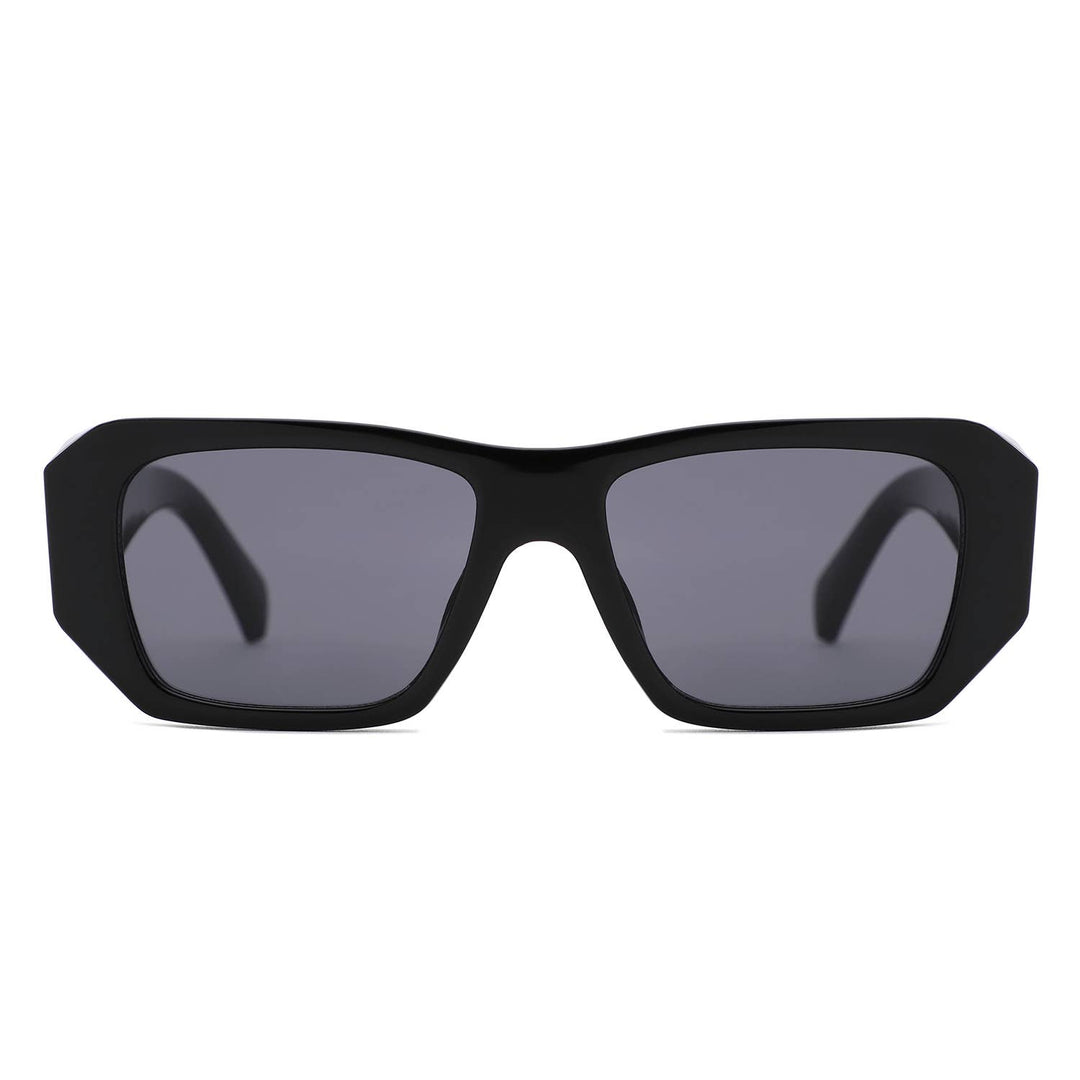 Oversized Angular Rectangle Sunglasses